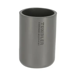 Accessoire Salle De Bain|TENDANCE Set d'accessoires salle de bain Purebamboo Gris