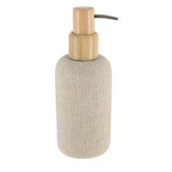 Accessoire Salle De Bain|TENDANCE Set d'accessoires salle de bain effet Maille Beige