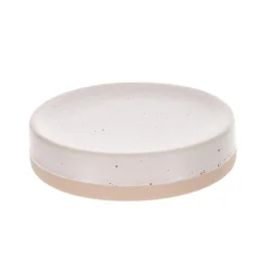 Accessoire Salle De Bain|TENDANCE Set d'accessoires salle de bain grès moucheté Pietra Beige