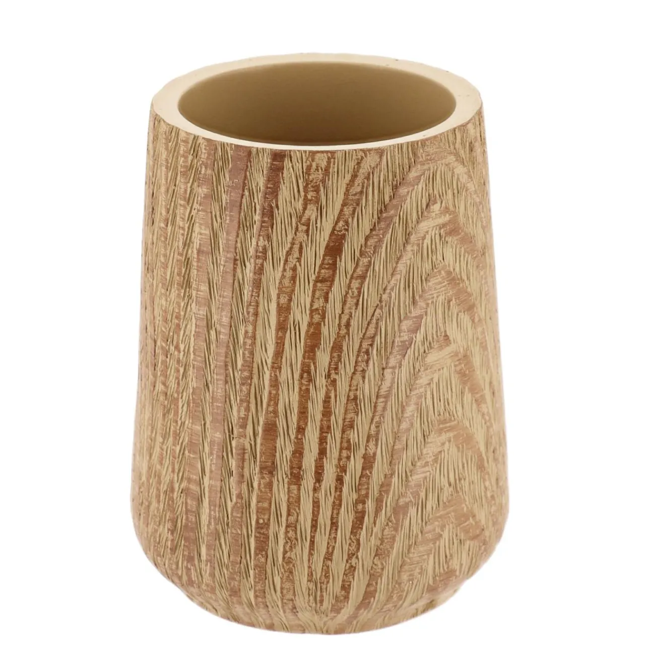 Accessoire Salle De Bain|TENDANCE Set d'accessoires salle de bain façon chêne Scandi Beige