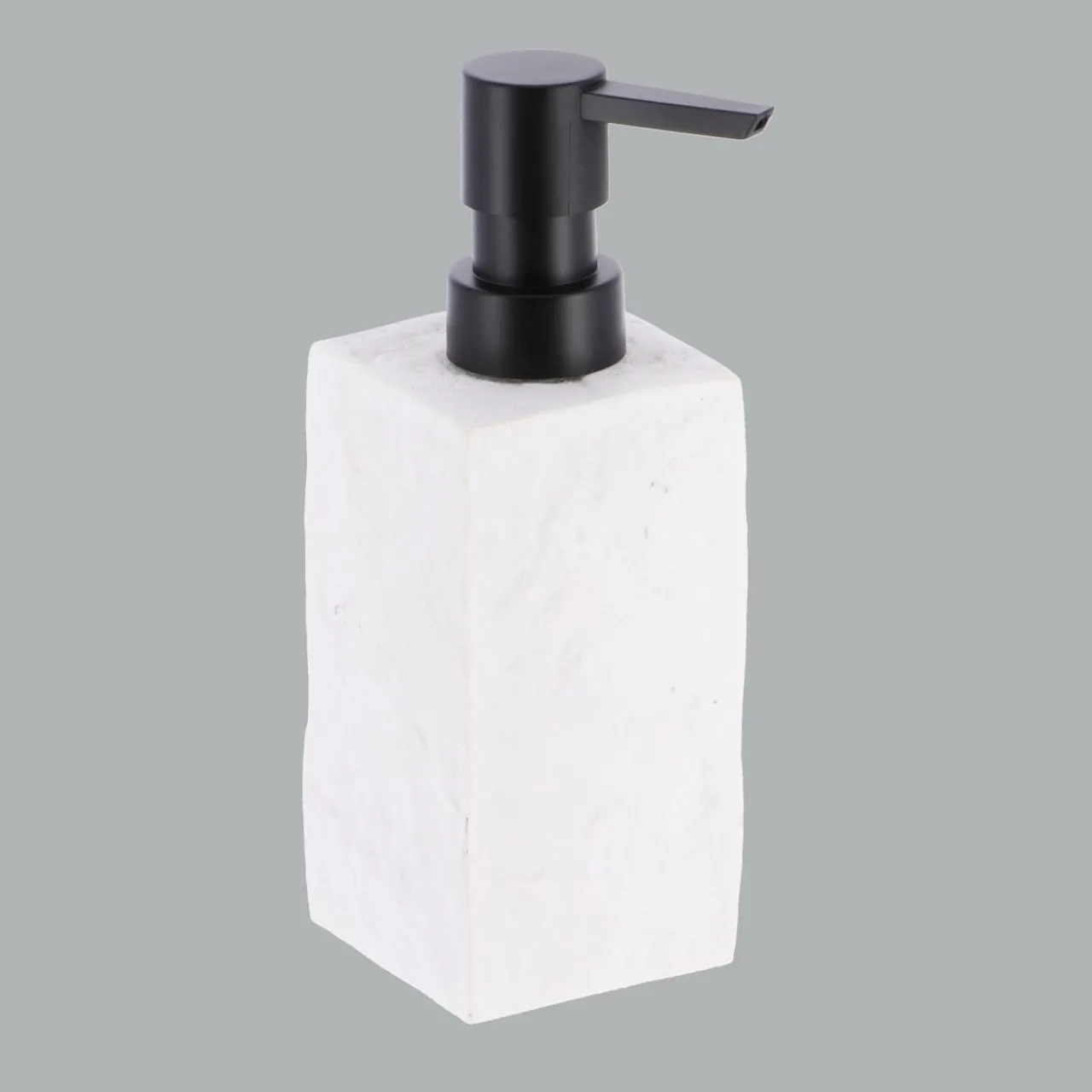 Accessoire Salle De Bain|TENDANCE Set d'accessoires salle de bain Effet Pierre Blanc