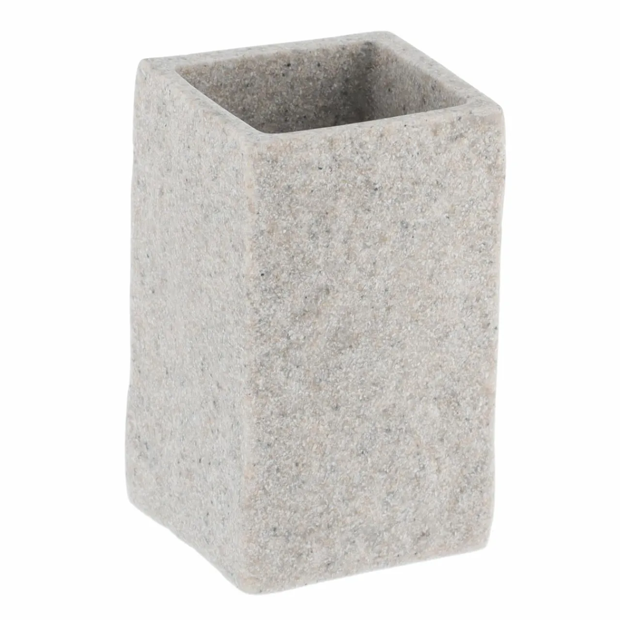 Accessoire Salle De Bain|TENDANCE Set d'accessoires salle de bain Effet Pierre Gris