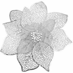 Nappe Et Chemin De Table|Feeric Lights & Christmas Set de table Fleur Argent