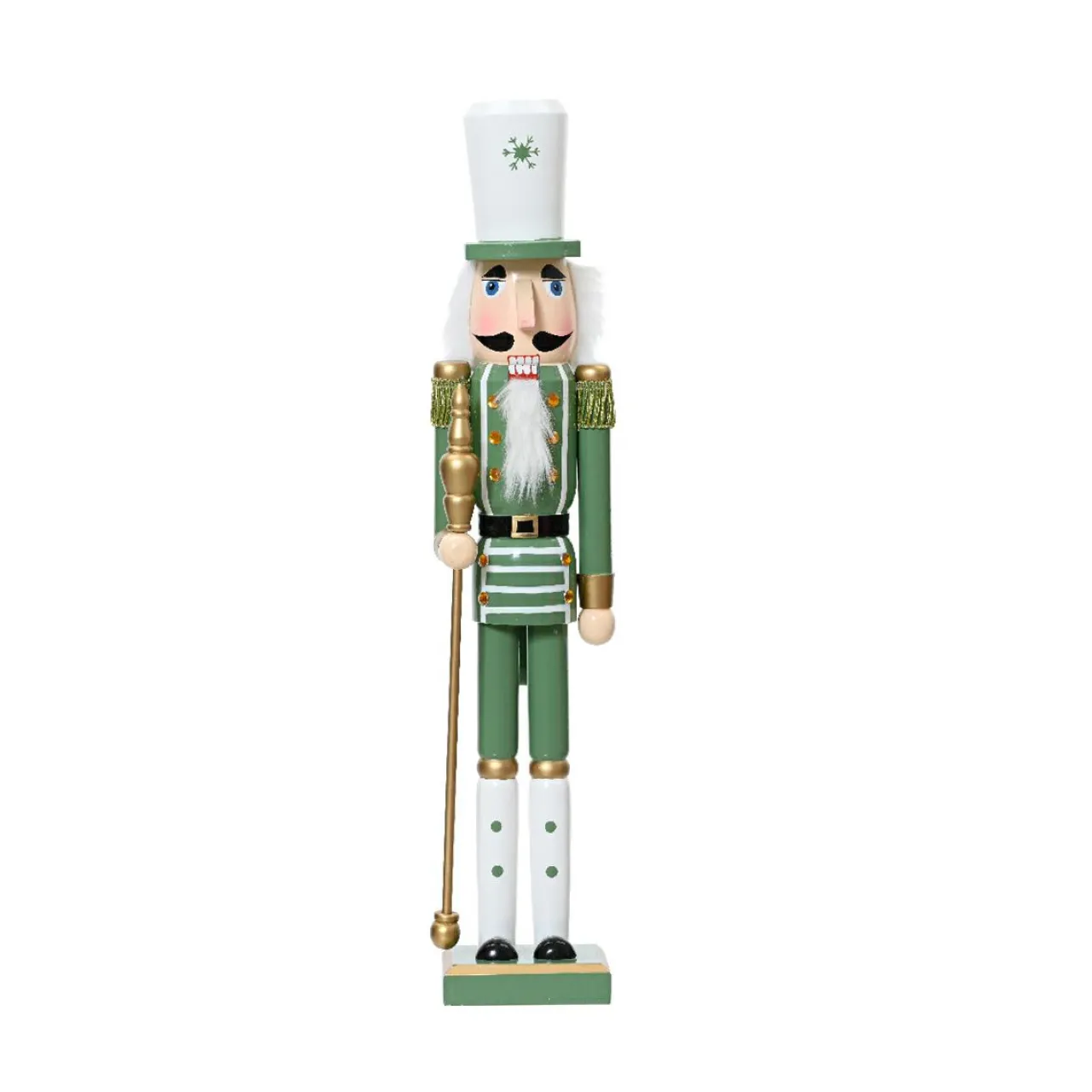 Père Noël, Animaux Et Personnage|KAEMINGK Soldat Casse-noisette en bois (H50 cm) Viktor Vert