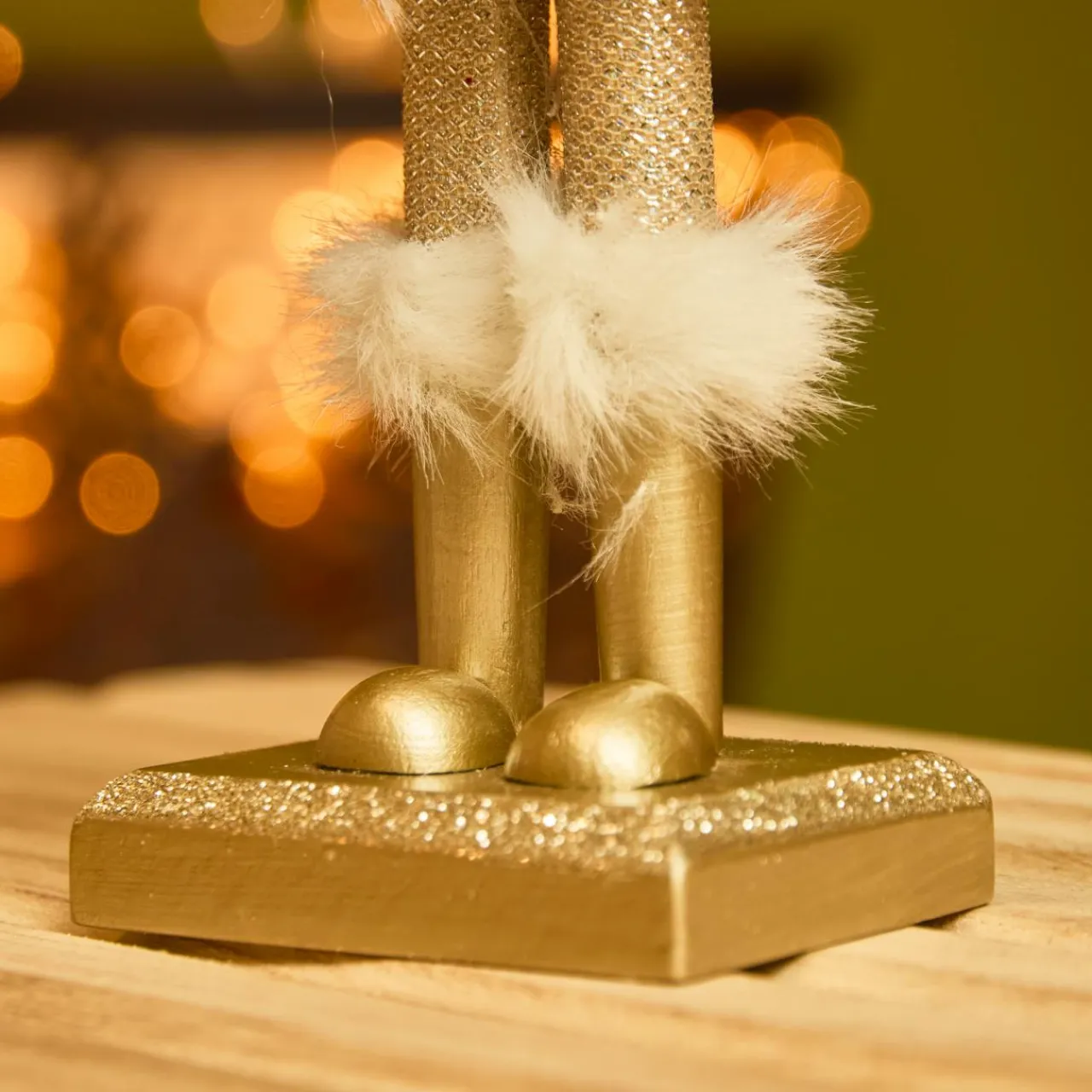 Père Noël, Animaux Et Personnage|KAEMINGK Soldat Casse-noisette en bois (H25 cm) Chevalier Champagne Or