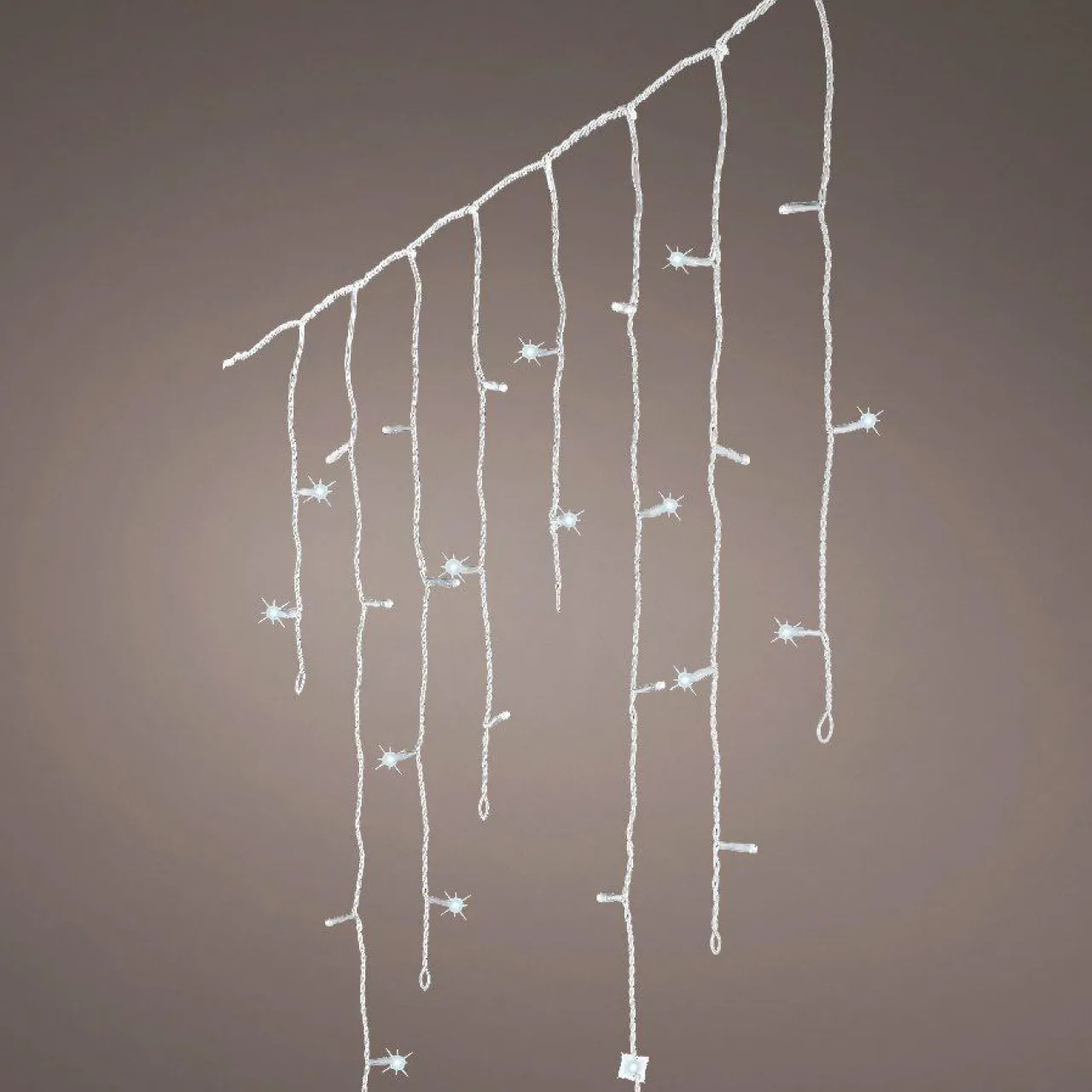 Guirlande Lumineuse|EMINZA Stalactite lumineuse 17,80 m 720 LED câble transparent Stars Blanc froid Blanc Froid - câble transparent