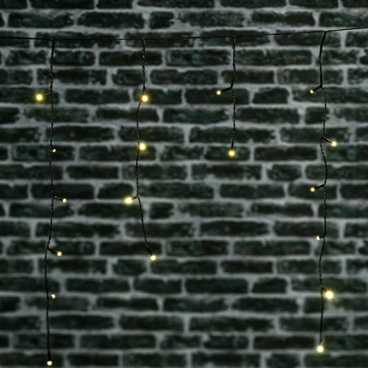 Guirlande Lumineuse|Feeric Lights & Christmas Stalactite lumineuse Solaire 0,60 m 120 LED Blanc chaud