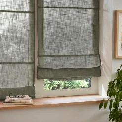 Store|EMINZA Store bateau passe tringle (60 x 180 cm) Robin Vert romarin