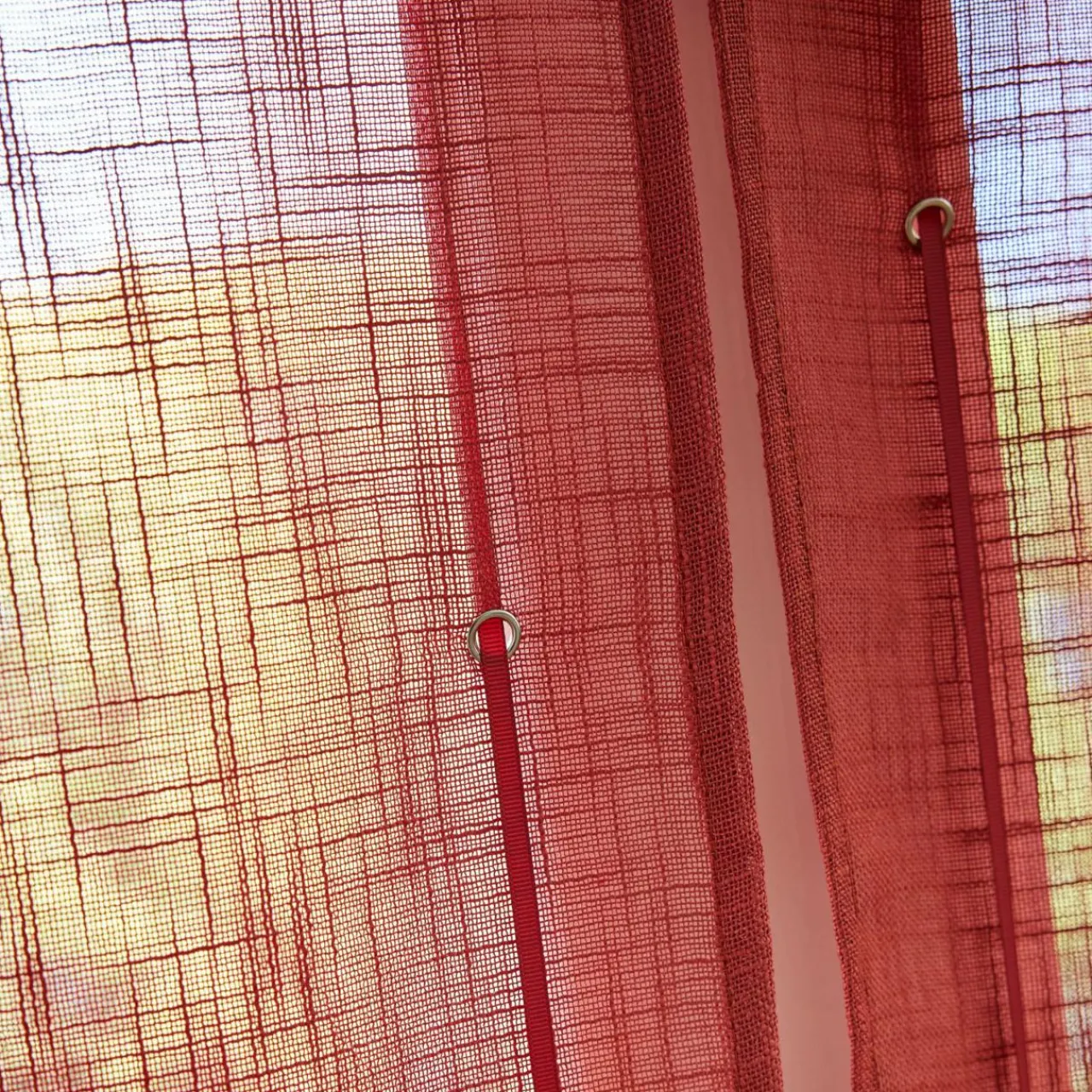 Store|EMINZA Store bateau passe tringle (60 x 180 cm) Robin Terracotta