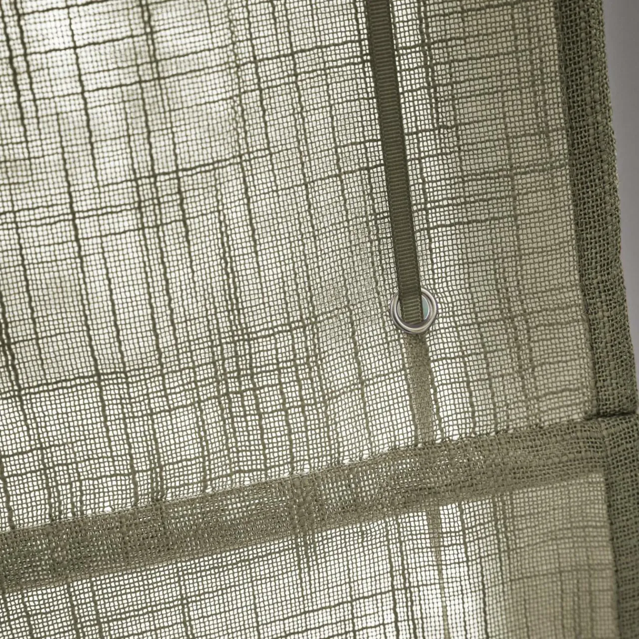 Store|EMINZA Store bateau passe-tringle (90 x 180 cm) Robin Vert romarin