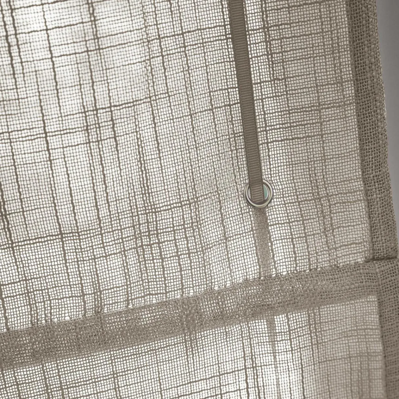 Store|EMINZA Store bateau passe-tringle (90 x 180 cm) Robin Taupe