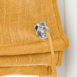 Store|EMINZA Store bateau passe-tringle (60 x 180 cm) Robin Jaune ocre