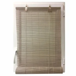 Store|LUANCE Store enrouleur à baguettes (40 x 180 cm) Bambou Gris