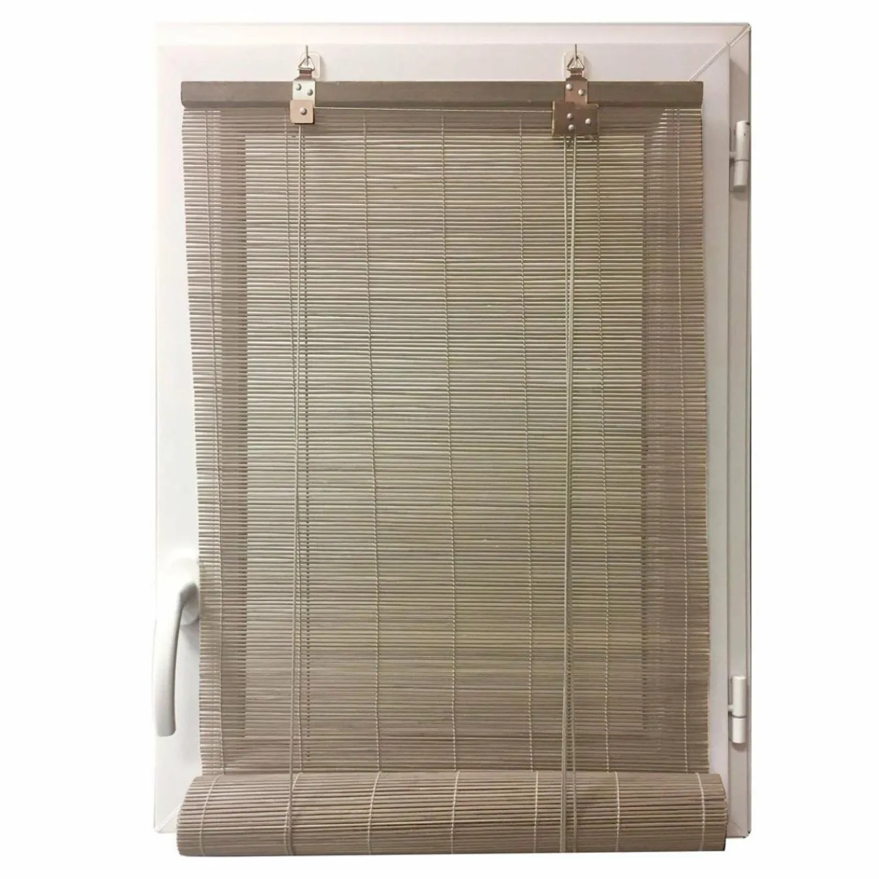 Store|LUANCE Store enrouleur à baguettes (90 x 180 cm) Bambou Gris