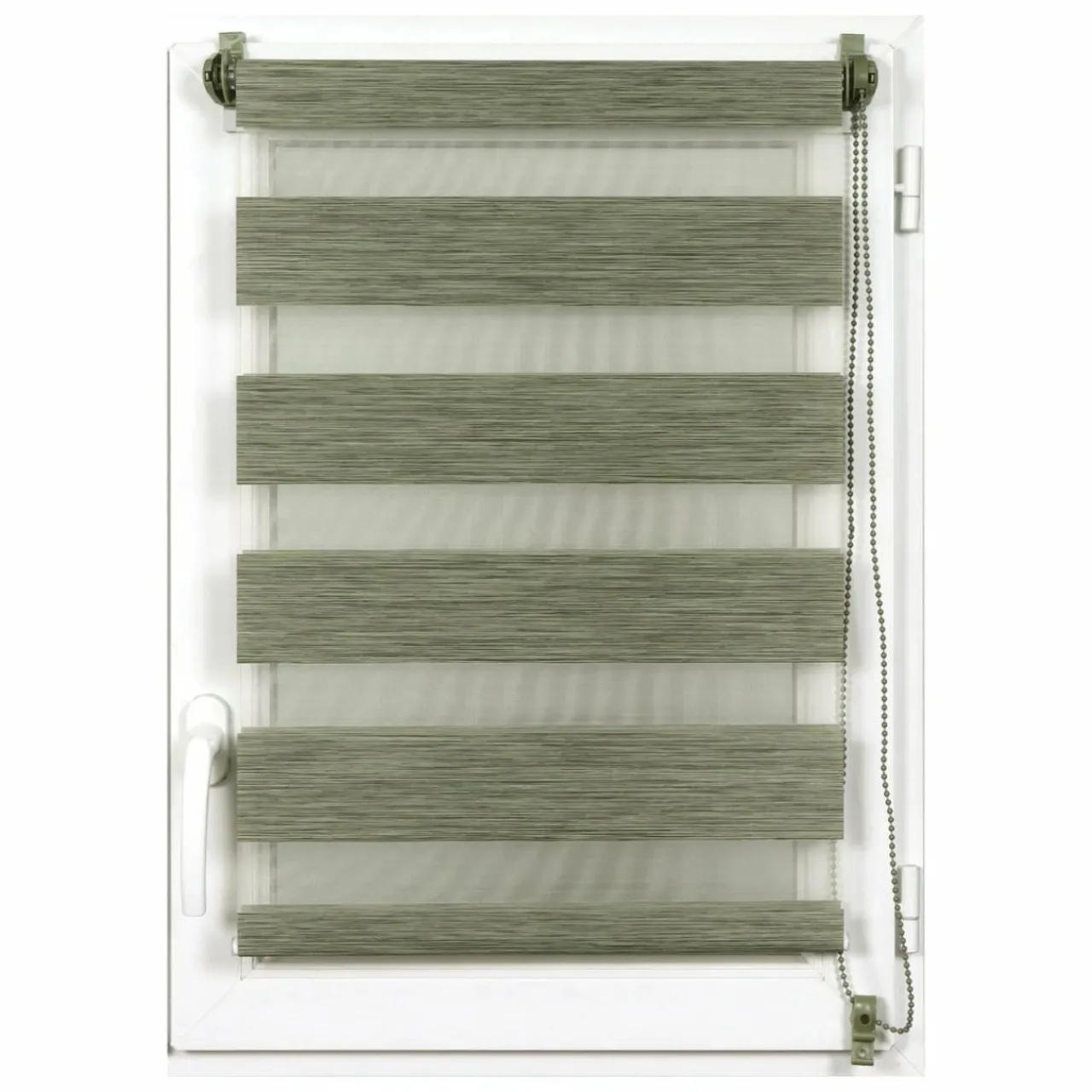 Store|LUANCE Store enrouleur Jour / Nuit (75 x 180 cm) chiné Vert