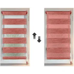 Store|LUANCE Store enrouleur Jour / Nuit (45 x 90 cm) Terracotta