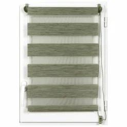 Store|LUANCE Store enrouleur Jour / Nuit (60 x 90 cm) chiné Vert
