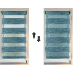 Store|LUANCE Store enrouleur Jour / Nuit (75 x 180 cm) Bleu