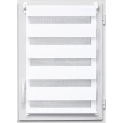 Store|LUANCE Store enrouleur Jour / Nuit (60 x 90 cm) Blanc