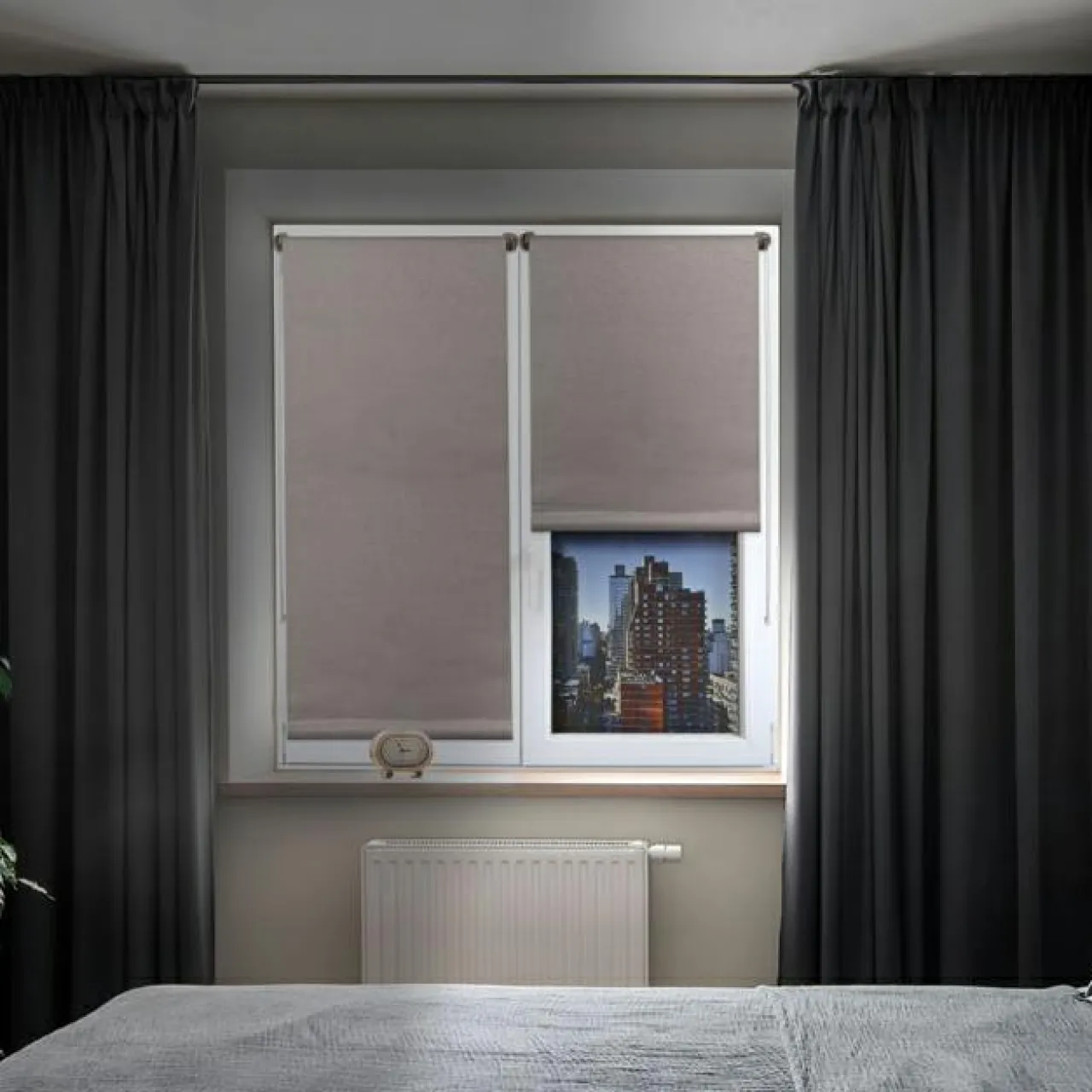 Store|LUANCE Store enrouleur occultant (45 x 180 cm) Lio Taupe