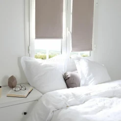 Store|LUANCE Store enrouleur occultant Uni (45 x 90 cm) Beige Taupe