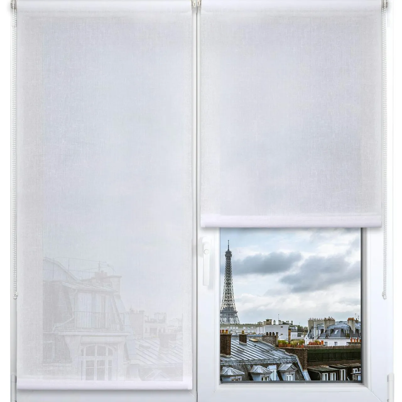 Store|LUANCE Store enrouleur tamisant (45 x 180 cm) Pure Blanc