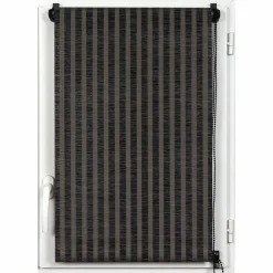 Store|LUANCE Store enrouleur tamisant (60 x 180 cm) Rayures Noir