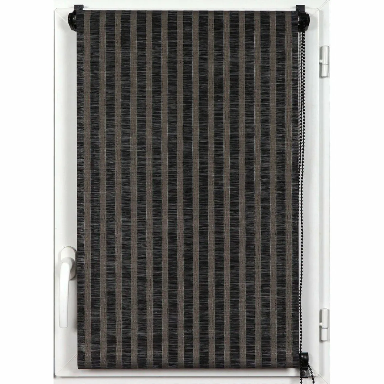 Store|LUANCE Store enrouleur tamisant (60 x 180 cm) Rayures Noir