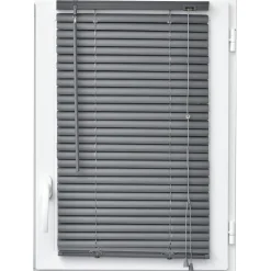 Store|LUANCE Store vénitien (60 x 130 cm) PVC Gris anthracite Gris foncé