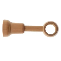 Tringle Plafond|Tringle À Rideau, Barre Et Support|LUANCE Support tringle extensible bois (L140 - 160 / D28 mm) Nils Vernis Beige