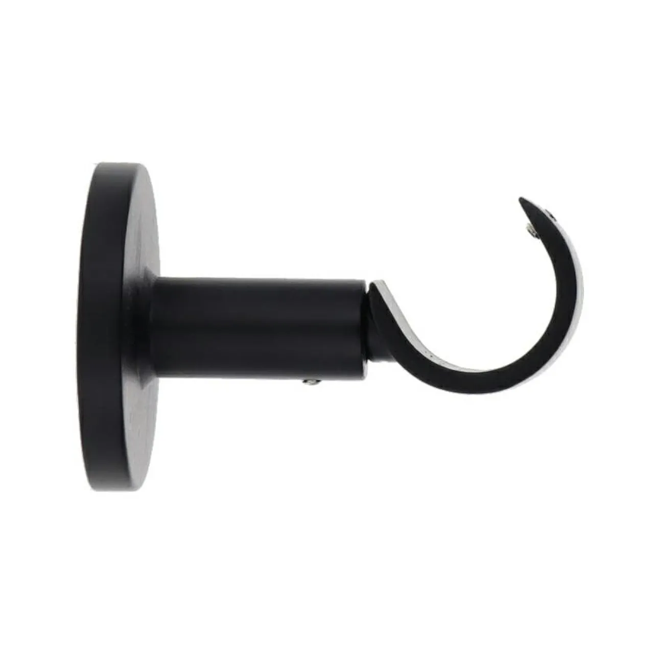 Tringle À Rideau, Barre Et Support|LUANCE Support tringle fixe (L65 / D28 mm) Lino gouttière mat Noir