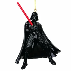 Déco De Noël Disney|Décoration De Sapin|CHRISTMAS INSPIRATIONS Suspension de fête (H12 cm) Disney Star Wars Dark Vador Noir