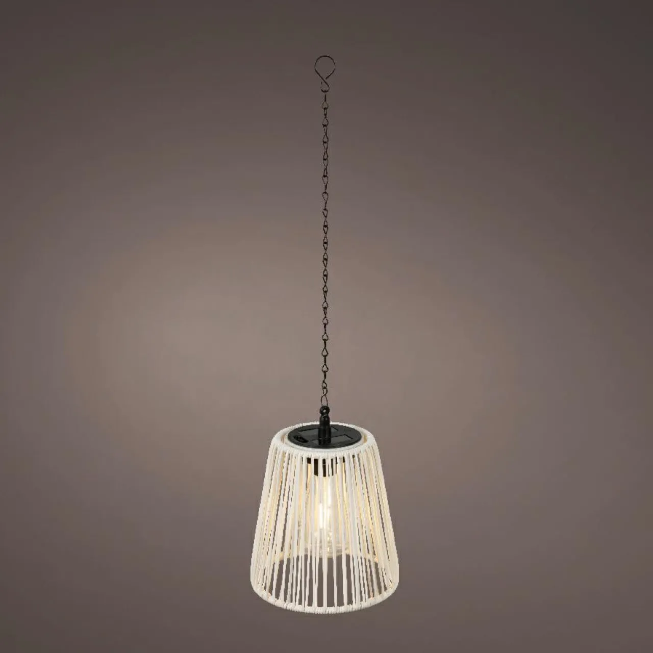 Luminaire Jardin|Eclairage Extérieur|KAEMINGK Suspension de jardin solaire LED (H58 cm) Midtown Blanc