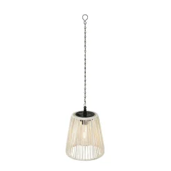 Luminaire Jardin|Eclairage Extérieur|KAEMINGK Suspension de jardin solaire LED (H58 cm) Midtown Blanc