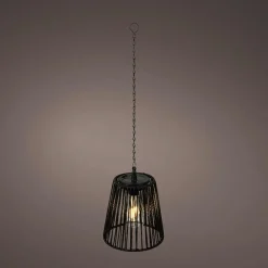Luminaire Jardin|Eclairage Extérieur|KAEMINGK Suspension de jardin solaire LED (H58 cm) Midtown Noir