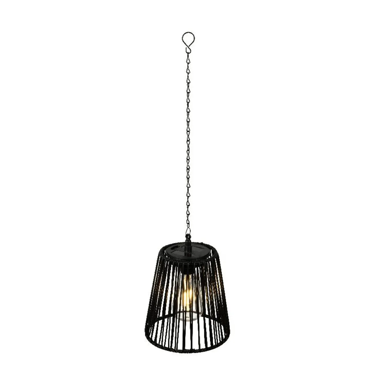 Luminaire Jardin|Eclairage Extérieur|KAEMINGK Suspension de jardin solaire LED (H58 cm) Midtown Noir