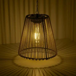 Luminaire Jardin|Eclairage Extérieur|#N/A Suspension de jardin solaire LED (D17,5 cm) Calabre Dée Or