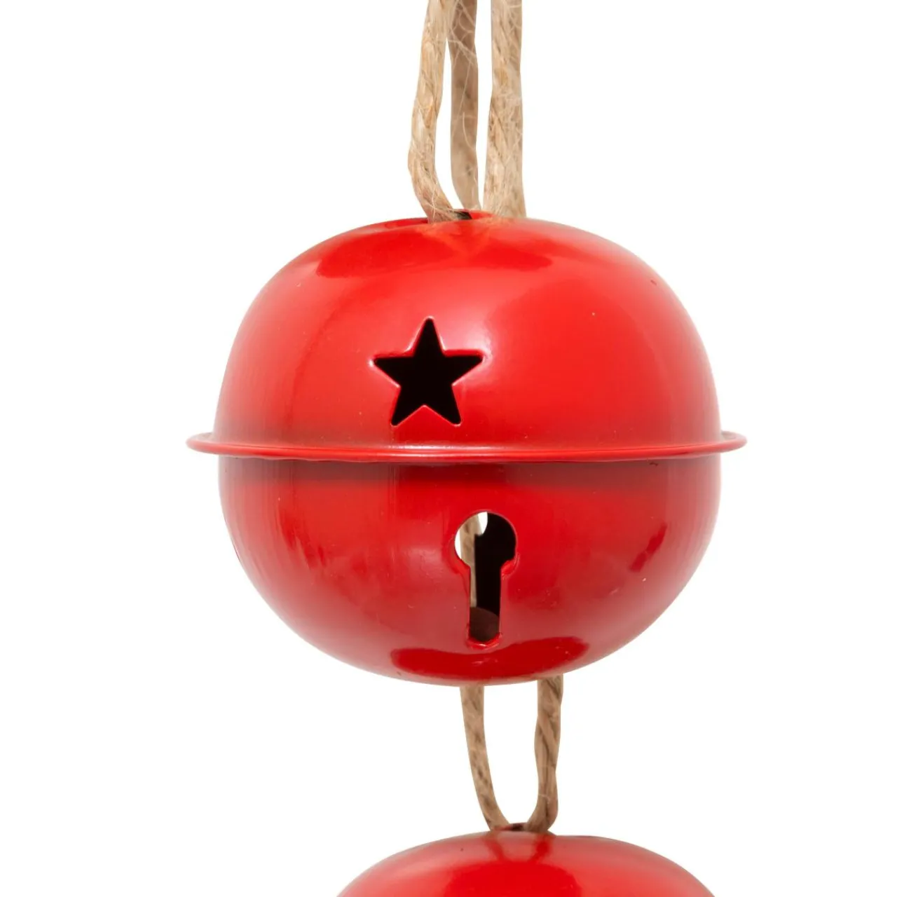 Déco Et Objet De Noël|JJA Suspension de Noël déco (H55 cm) Grelots en métal Rouge