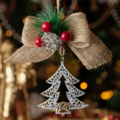 Décoration De Sapin|KAEMINGK Suspension de Noël (H15 cm) Sapin décoré Multicolore