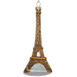 Décoration De Sapin|KAEMINGK Suspension de Noël (H16 cm) Tour Eiffel Bronze Marron