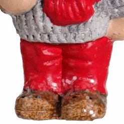 Décoration De Sapin|KAEMINGK Suspension de Noël terre cuite (H8 cm) Chérubin Rouge