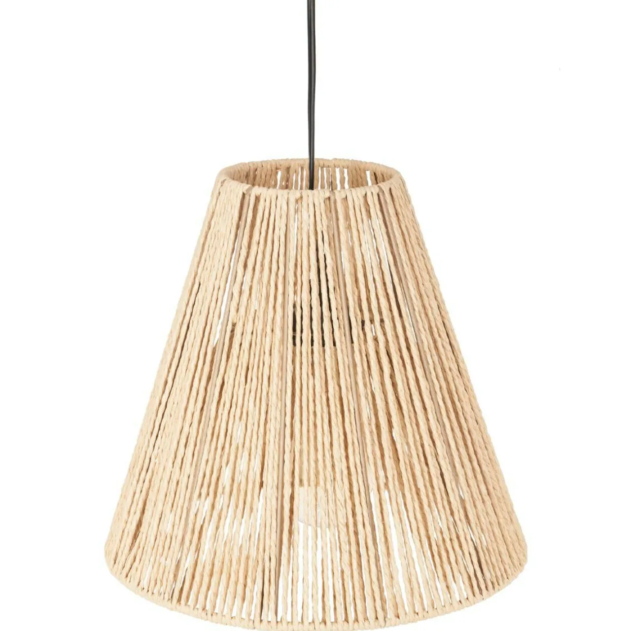 Lampe Suspension|ATMOSPHERA Suspension en corde (D30 cm) Ethnik Naturel