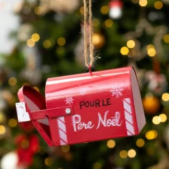 Décoration De Sapin|Feeric Lights & Christmas Suspension (H8 cm) Boite aux lettres Rouge