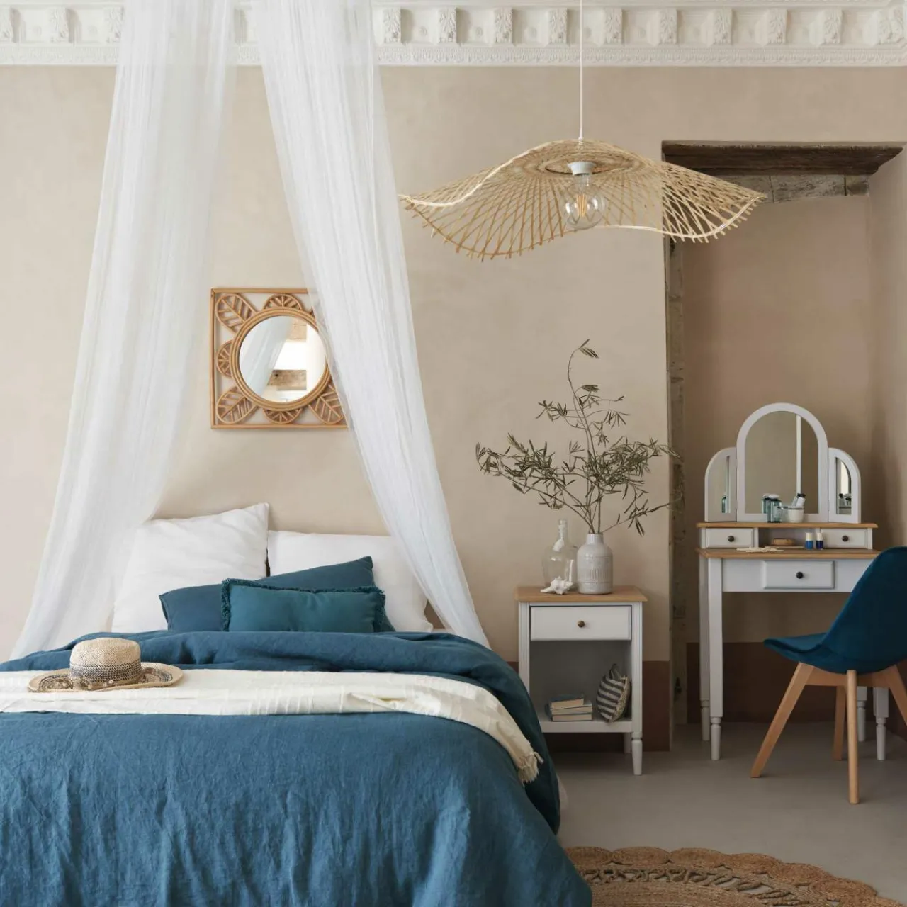 Lampe Suspension|ATMOSPHERA Suspension lumineuse bambou (D75 cm) Tess Naturel