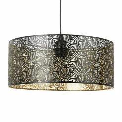 Lampe Suspension|OSTARIA Suspension lumineuse en métal (D35 cm) Corazon Noir