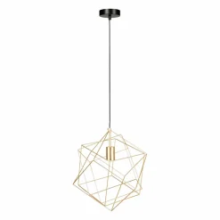 Lampe Suspension|OSTARIA Suspension lumineuse en métal (D40 cm) Céleste Or