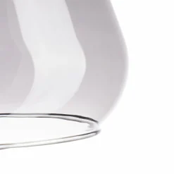 Lampe Suspension|OSTARIA Suspension lumineuse en verre (D24 cm) Dulcia Noir