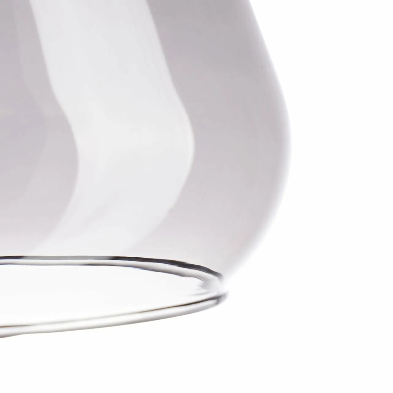 Lampe Suspension|OSTARIA Suspension lumineuse en verre (D24 cm) Dulcia Noir