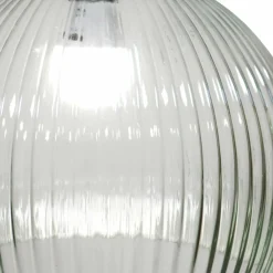Lampe Suspension|EMINZA Suspension lumineuse en verre (D30 cm) Velden Transparent