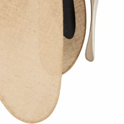 Lampe Suspension|OSTARIA Suspension lumineuse jute et lin (D66 cm) Filo Beige